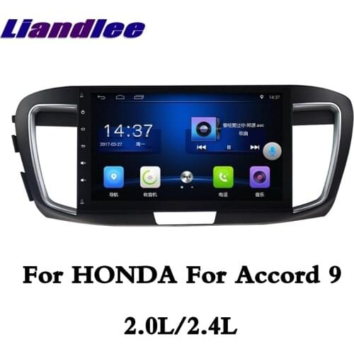 For HONDA For Accord 9 2.0L 2.4L 2013~2017 LiisLee Car Multimedia GPS Audio Radio Stereo Original Style Navigation NAVI MAP