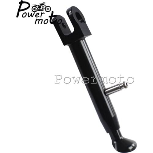 Motorcycle Black CNC Aluminum Adjustable Kickstand Side Stand Side Support Parking Racks Fit For HONDA CBR1000RR 2008-2016