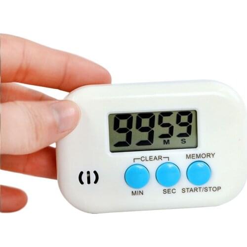 Digital Kitchen Cooking Timer with Large LCD Display Loud Alarm Magnet Bracket Count Down Up for Flashing Meeting Class