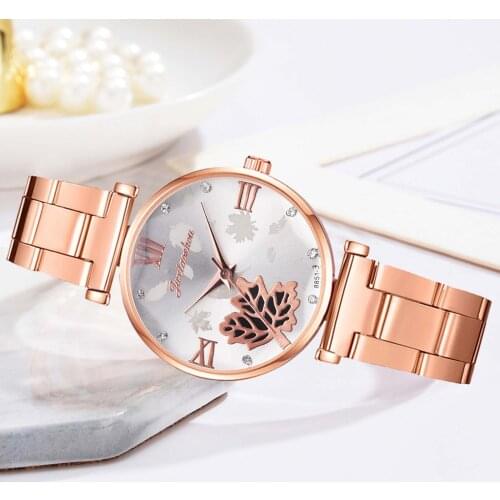 Cooeverly Women's Watches With Rhinestones