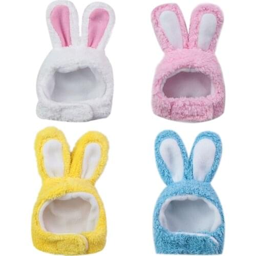 Lovely Cat Headgear Bunny Drag Hat Cat Dog Headwear Costume Performance PhotoProps Funny Pet Hat Rabbit Ears Cosplay Accessories