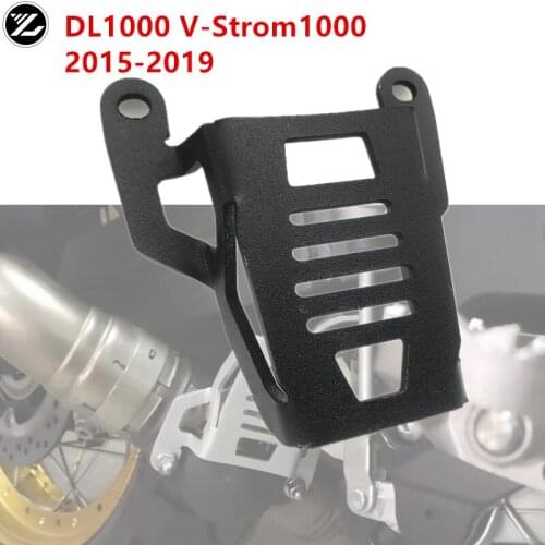 Motorcycle Accessories For Suzuki DL1000 V-Strom 1000 2015-2019 Exhaust Air Vane Valve guard Cover Protection Brushed