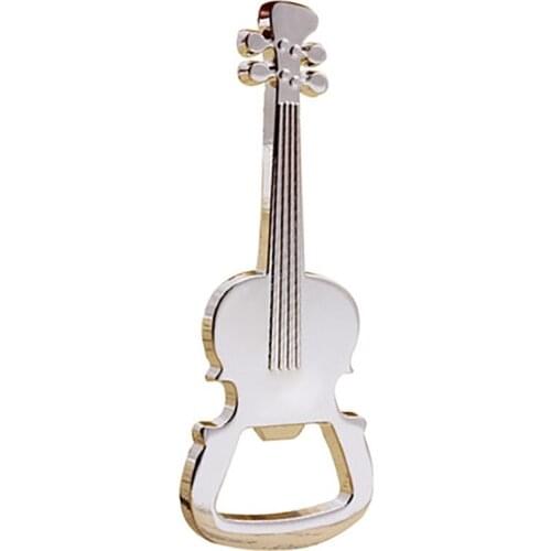 New Creative 1PC Gift Zinc Alloy Beer Guitar Bottle Opener Can Opener Bottle Opener Keychain Keyring Key Chain Key Ring Colorful