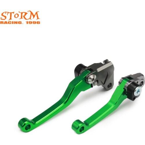 CNC Pivot Dirt Foldable Bike Brake Clutch Levers For KAWASAKI KLX450R KLX 450R 2008-2015 Billet Enduro Motorcross Motorcycle