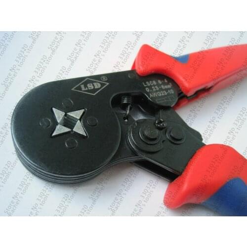 LSC8-6-4A MINI-TYPE SELF-ADJUSTABLE CRIMPING PLIER 0.25-6mm2 terminals crimping tools multi tool
