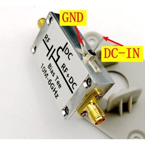 Broadband RF Feeder RF Spacer Bias Feeder Bias Tee 10 MHz-6 GHz