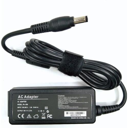 DC : 5.5*2.5mm 19V 2.37A 45W laptop AC power adapter charger for Toshiba Mini NB270 NB500 NB505 NB510 NB520 NB525 NB550D