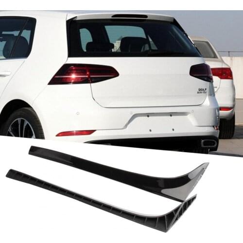1Pair Self-adhesive Car Side Rear Spoiler Modification Parts for VW Golf 7 MK7 2014-2018