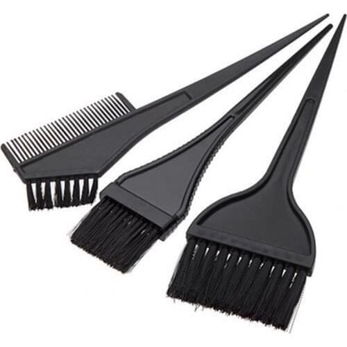 5Pcs Home Dye Tint Tool Portable Hair Color Mixing Bowl Twin Head Brush Hair Dye Colouring Set