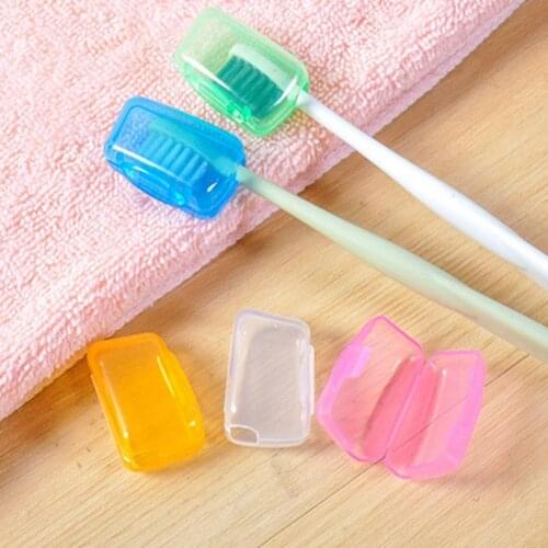 5Pcs Toothbrush Head Cover Eco-friendly Wear Resistant Plastic Toothbrush Head Cover Cap Supplies for Home