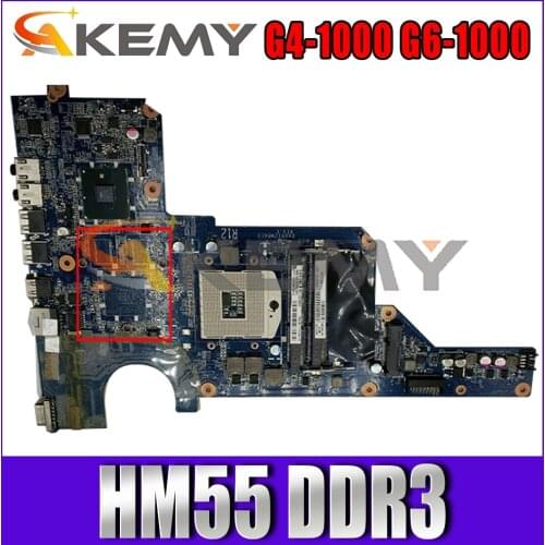 636370-001 636370-501 For HP Pavilion G4-1000 G6-1000 Notebook Mainboard DA0R12MB6E0 DA0R12MB6E1 HM55 DDR3 Laptop Motherboard
