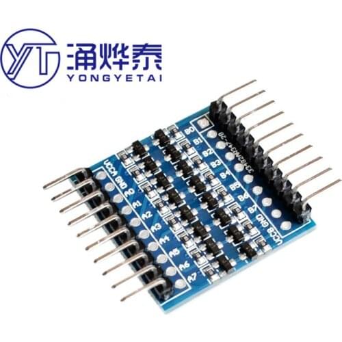 8-channel 3.3V-5V 5V-3.3V IIC UART SPI TTL bidirectional level conversion module Free shipping