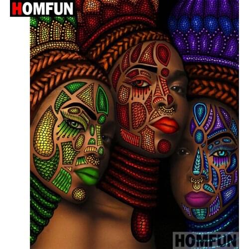HOMFUN 5D DIY Diamond Painting Full Square/Round Drill "Graffiti woman" Embroidery Cross Stitch gift Home Decor Gift A09453