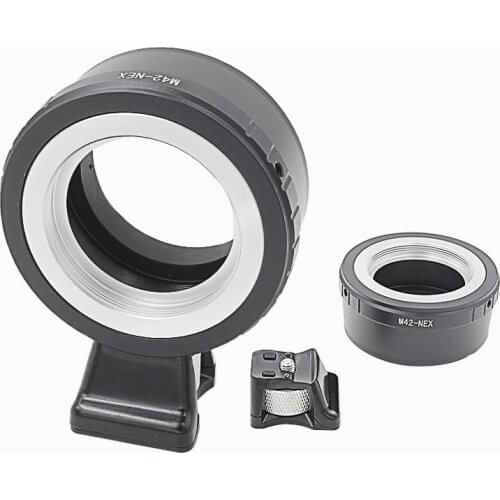 Amopofo Tripod M42 Lens to S ony NEX E Adapter A5000 A6000 A7 A7R NEX 3 5 6 7 5N 5T VG-10