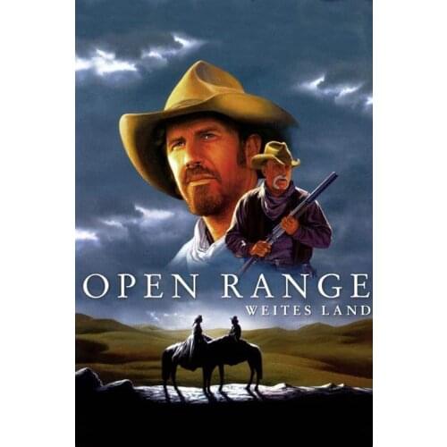 More style Choose OPEN RANGE - MOVIE Art print Silk poster Home Wall Decor