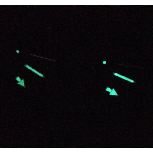 C1 Green Luminous Steel Automatic Watch Hand Needles for NH35 NH36 72S6