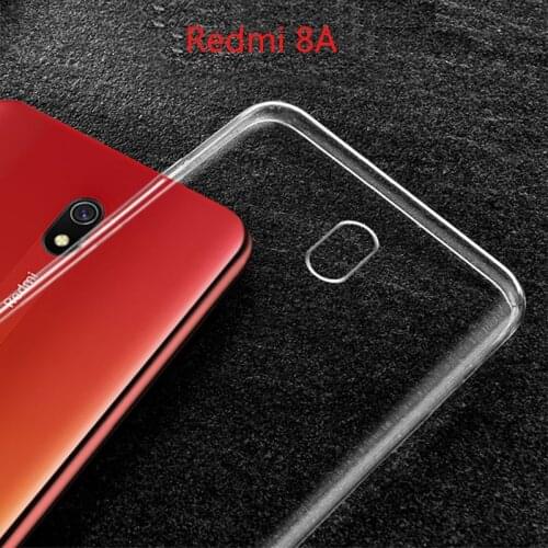 Redmi 8A Ultra-thin clear Case for Redmi8A Transparent Soft silicone TPU Phone Case Cover shell For Redmi 8A 8 A Clear Case