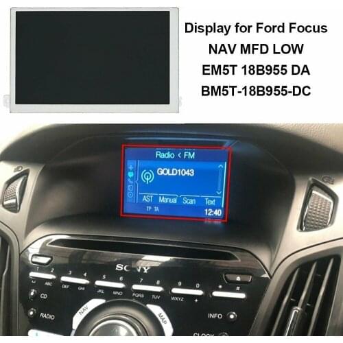 Radio LCD Display for Ford Fiesta Focus Kuga Ranger Transit C-Max Nav MFD LOW