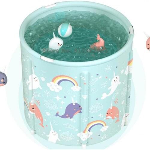 Childrens Bath Bucket Baby Bath Bucket Newborn Bathtub Baby Swimming Bucket Household Products Foldable Bath Bucket Bathtub