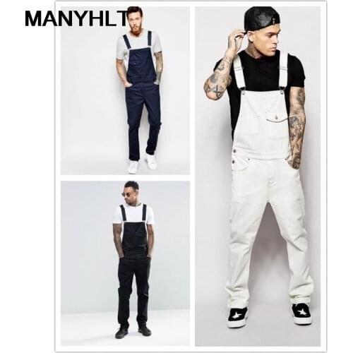 European And American New Style Denim Overalls Slim Slimming Trousers Micro-elastic Fashion Casual Loose High Waist Overalls