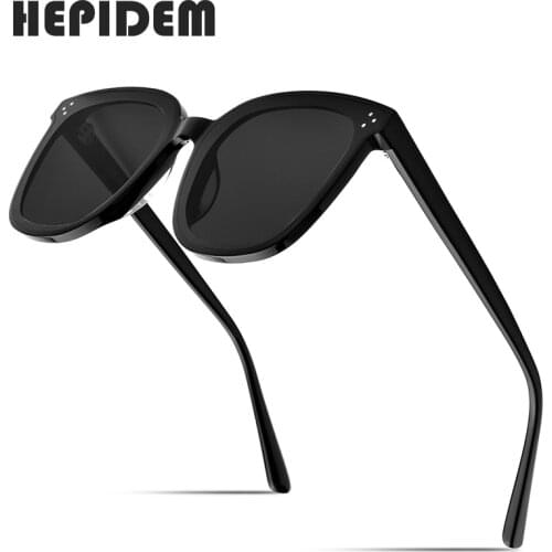 HEPIDEM Brand New Korea Design Women Gentle Sunglasses Cat Eye Sunglass Men Retro Vintage Sun glasses for Women Jack Bye