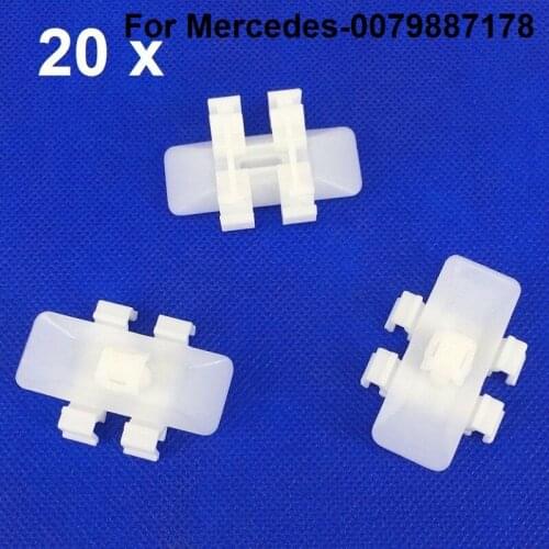 20x For Mercedes-Benz Front And Rear Door Moulding Trim Clips 007-988-71-78