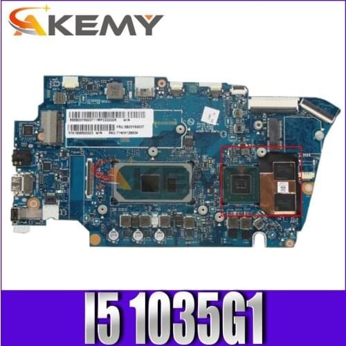 Mainboard For Lenovo ideapad 5-14IIL05 Laptop motherboard LA-J551P motherboard with CPU I5 1035G1 RAM 16G 100% test