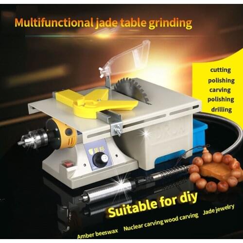 Multi-function jade carving machine, cutting machine, electric grinding machine, table saw polishing machine, table grinder