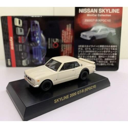 KYOSHO 1/64 Skyline 2000 GT-R KPGC10 Collect die casting alloy trolley model