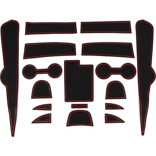 For Chevrolet Malibu XL 2016 2017 Non-Slip Interior Door Gate Pad Panel Cup Mat