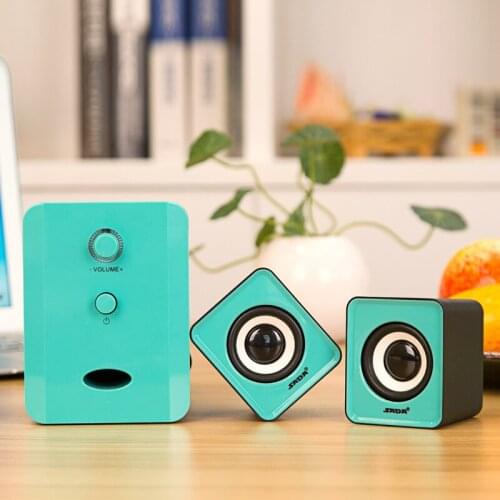 New Wireless Desktop Speaker Bluetooth Computer Speakers Mini Bass Stereo Music Boombox USB Speakers for Laptop Computer