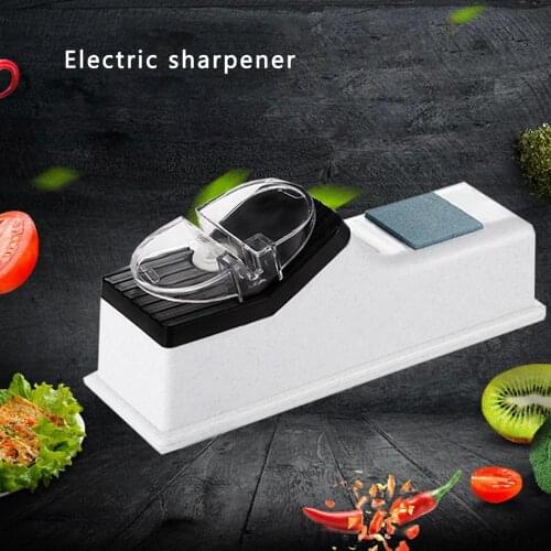 New Professional USB Electric Knife Sharpener Kitchen High Efficiency sharp Angle Guide Scissors Sharpener Grinder Kitchen Tools