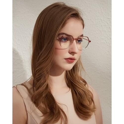 Anti Blue Light Oversized Eyeglasses Frame Classic Big Square Glasses Fashion Grident Les Spectacles Optical