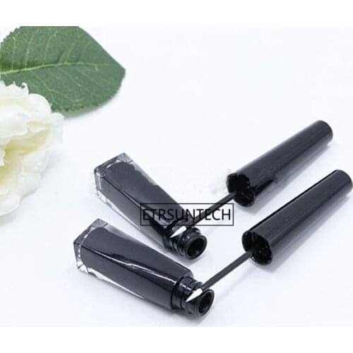 100pcs 3ml Black Makeup Empty Liquid Eyeliner Refillable Bottle Applicator Eyebrow Enhancer Eyelash Growth Serum Tubes F3508