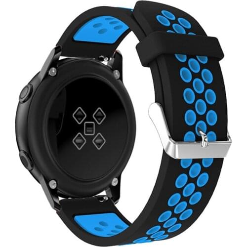 Smart Watch Silicone Strap for 20mm Universal Watchband for Samsung Galaxy Watch Replace Wristband for Huawei Watch Bracelet