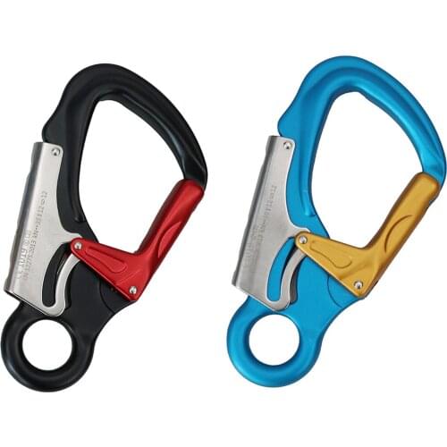 35KN Auto Locking Clip Heavy Duty Carabiner Safety Lock Camping Hook Safety Buckle For Outdoor Rock Climbing Mountaineering