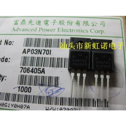 5Pcs/Lot New Original A03N70I Integrated circuit Triode In Stock