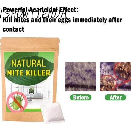 6pcs Household Mite Removal Bags Family bed clothes and disinfection sofa mites removal tool to kill mites