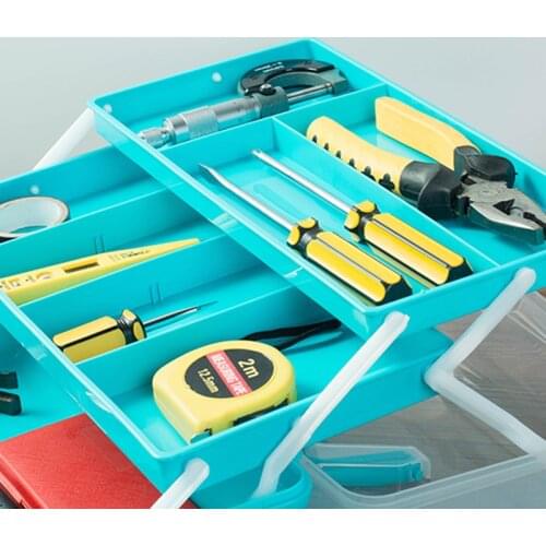 3 Layer Frist Aid Kit with Handle Multifunctional Storage Organizer 33.5*20*16cm Emergency Kit Medicine Cabinet for Home DJA88