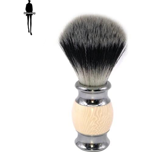 Shaving Brush Synthetic Nylon Hair Men Shaver Beard Brush Comfortable Resin Handle Gentle and comfortable bristles