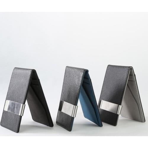 New Fashion Men Wallets Casual Multi-card Position Credit Card Holder Ultra Thin Coin Purse Portable Bifold Male Clutch Bag