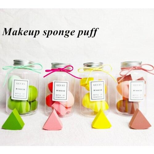 Makeup Sponge Set Beauty Cosmetic Powder Puff Cosmetic Powder Puff For Foundation Cream Concealer Make Up Blender Tools