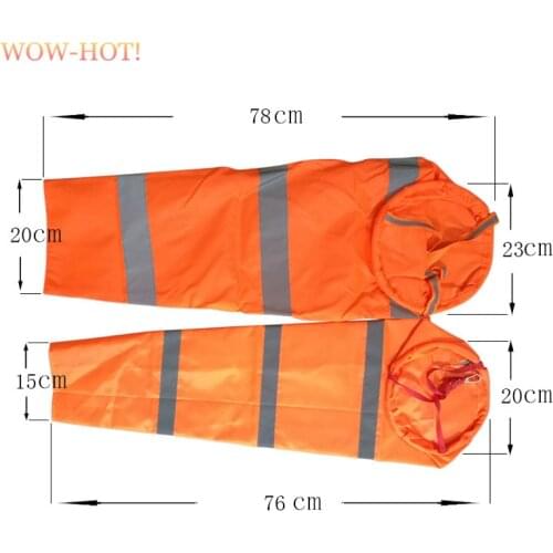 All Weather Nylon Wind Sock Weather Vane Windsock With Reflective Stripe,Wind Monitoring Outdoor Toy Indicator 100cm wind bag