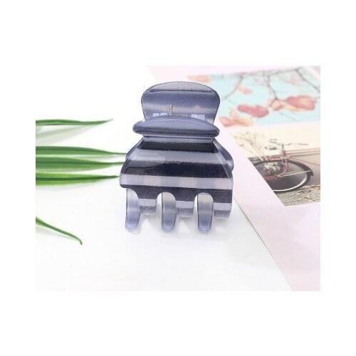 New fashion color plastic simple and elegant striped hairpin