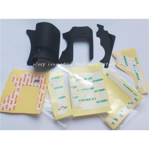 NEW Original A Set of 3PCS New original Bady rubber (Grip+left side+thumb) repair parts For Canon 6D DS126402 SLR
