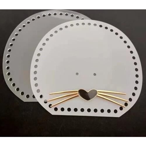 Transparent Acrylic Board Knitted Bag Accessories Handmade DIY Crochet Bag Materials Supplies Crochet Woven Shoulder Bag Parts