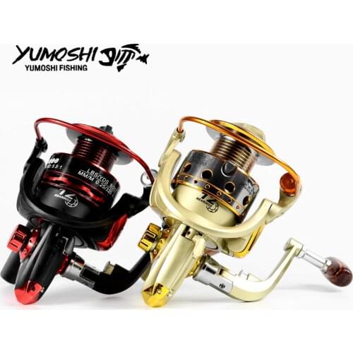 Hot wheels fish spinning reel 5.5:1 12/13+1Ball Bearing carretilhas de pescaria molinete fishing reel 1000-7000series
