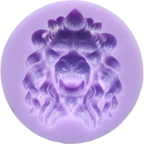 Lion Head Silicone Mold 3D Resin Epoxy Mould DIY Craft Animal Shape Soap Molds for DIY Craft Jewelry Making