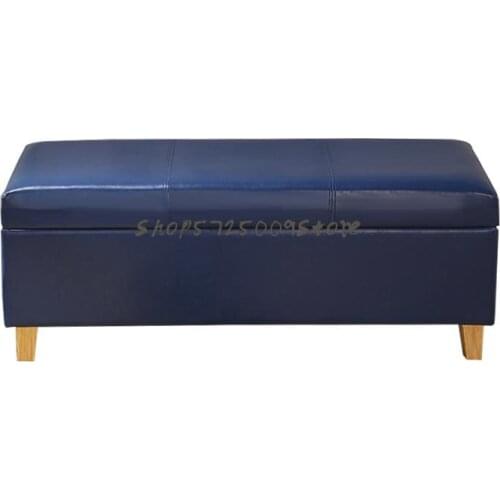 Nordic shoe changing stool home entrance shoe stool sofa stool rectangular clothing store sofa stool long storage stool