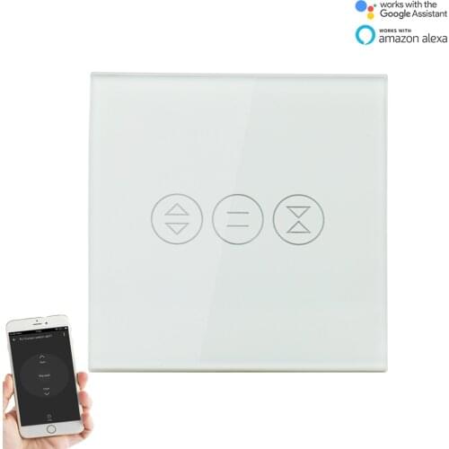 EU Smart WiFi Curtain Switch for Electric Curtain Roller Shutter Blind motor Voice Control Google Home Alexa Tuya Smart Life